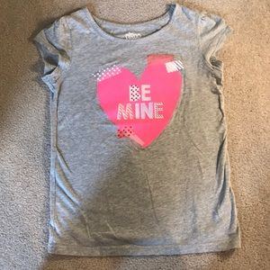 Gray heart shirt